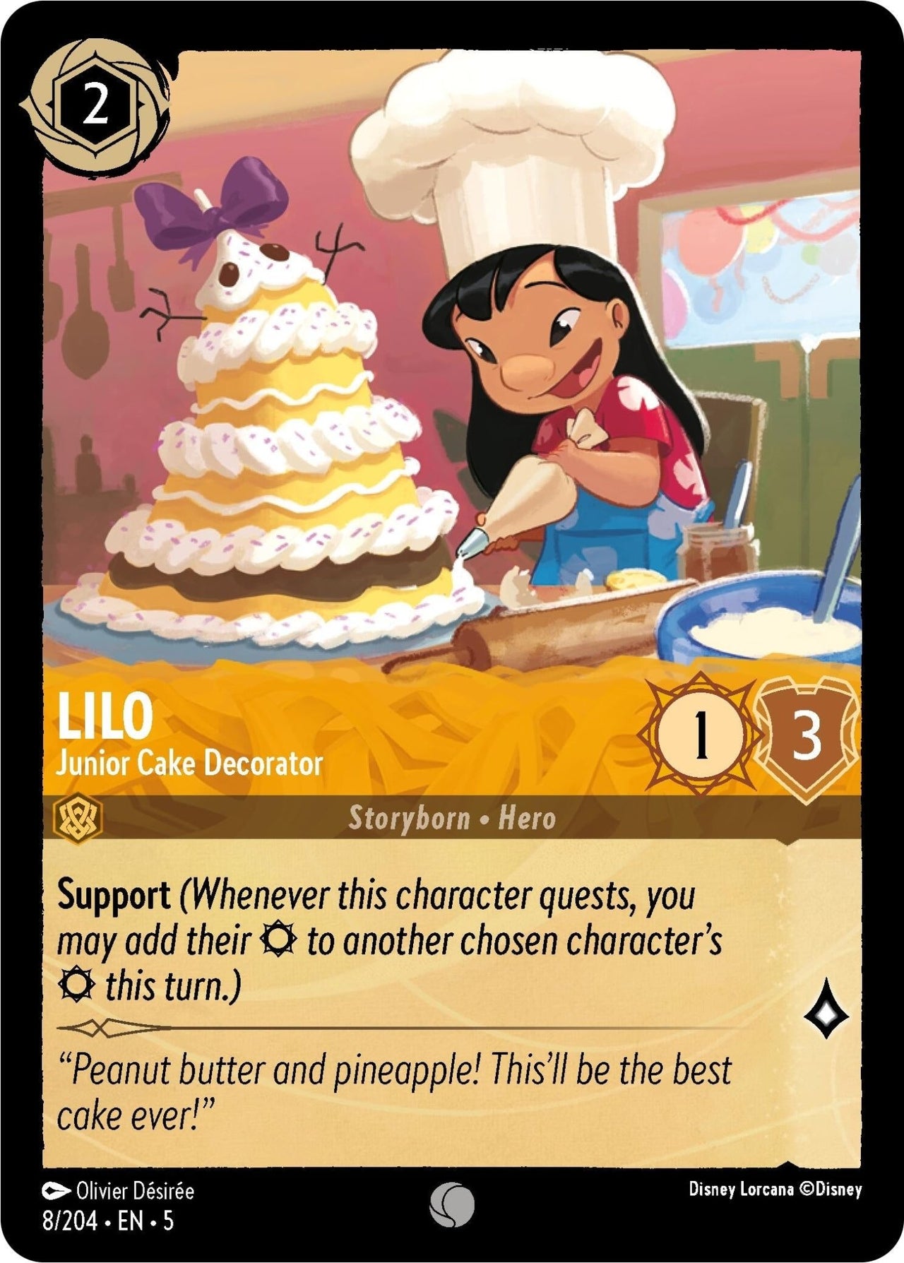 Ravensburger Lilo - Junior Cake Decorator (8/204) (Shimmering Skies) by LAB7 Malta, Europe