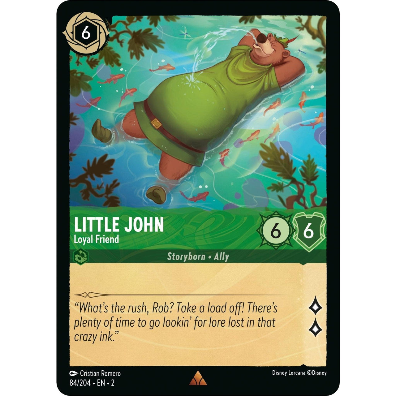 Ravensburger Little John - Loyal Friend (84/204) (Rise of the Floodborn) by LAB7 Malta, Europe