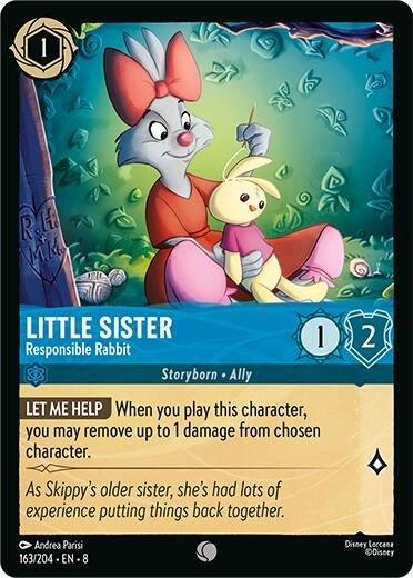 Ravensburger Little Sister - Responsible Rabbit (163/204) (Reign of Jafar) by LAB7 Malta, Europe