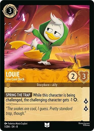 Ravensburger Louie - One Cool Duck (1/204) (Reign of Jafar) by LAB7 Malta, Europe