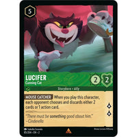 Ravensburger Lucifer - Cunning Cat (85/204) (Rise of the Floodborn) by LAB7 Malta, Europe