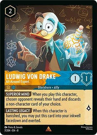 Ravensburger Ludwig Von Drake - All - Around Expert (7/204) (Reign of Jafar) by LAB7 Malta, Europe