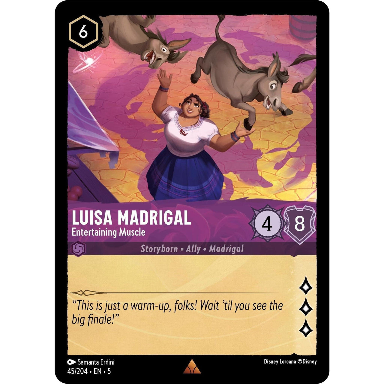 Ravensburger Luisa Madrigal - Entertaining Muscle (45/204) (Shimmering Skies) by LAB7 Malta, Europe