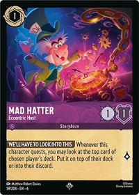 Ravensburger Mad Hatter - Eccentric Host (59/204) (Azurite Sea) by LAB7 Malta, Europe