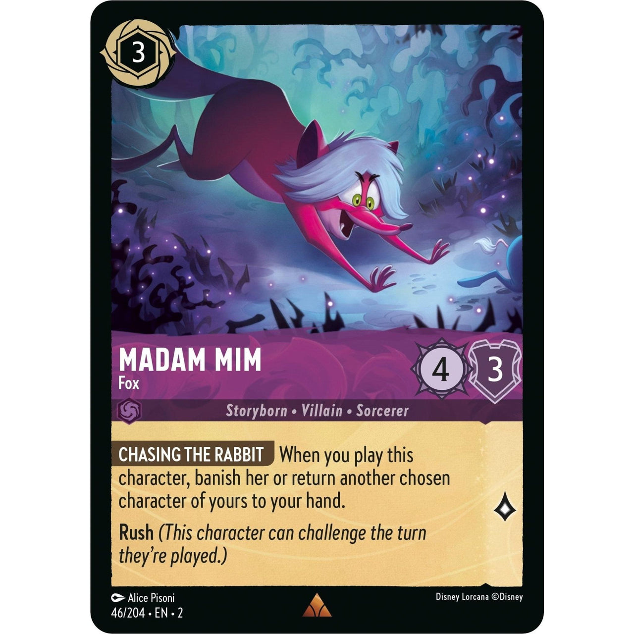 Ravensburger Madam Mim - Fox (46/204) (Rise of the Floodborn) by LAB7 Malta, Europe
