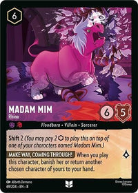 Ravensburger Madam Mim - Rhino (69/204) (Reign of Jafar) by LAB7 Malta, Europe
