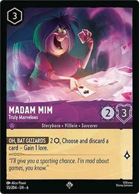 Ravensburger Madam Mim - Truly Marvelous (55/204) (Azurite Sea) by LAB7 Malta, Europe