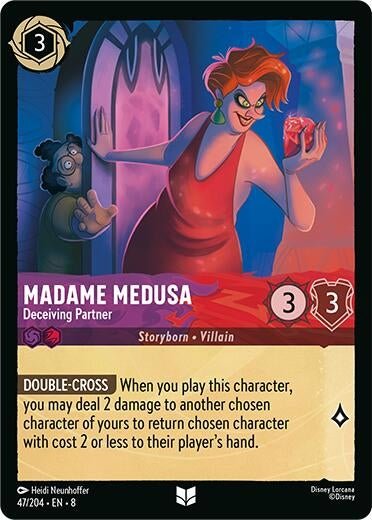 Ravensburger Madame Medusa - Deceiving Partner (47/204) (Reign of Jafar) by LAB7 Malta, Europe