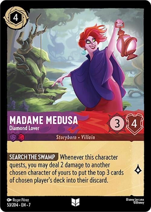 Ravensburger Madame Medusa - Diamond Lover (53/204) (Archazia's Island) by LAB7 Malta, Europe