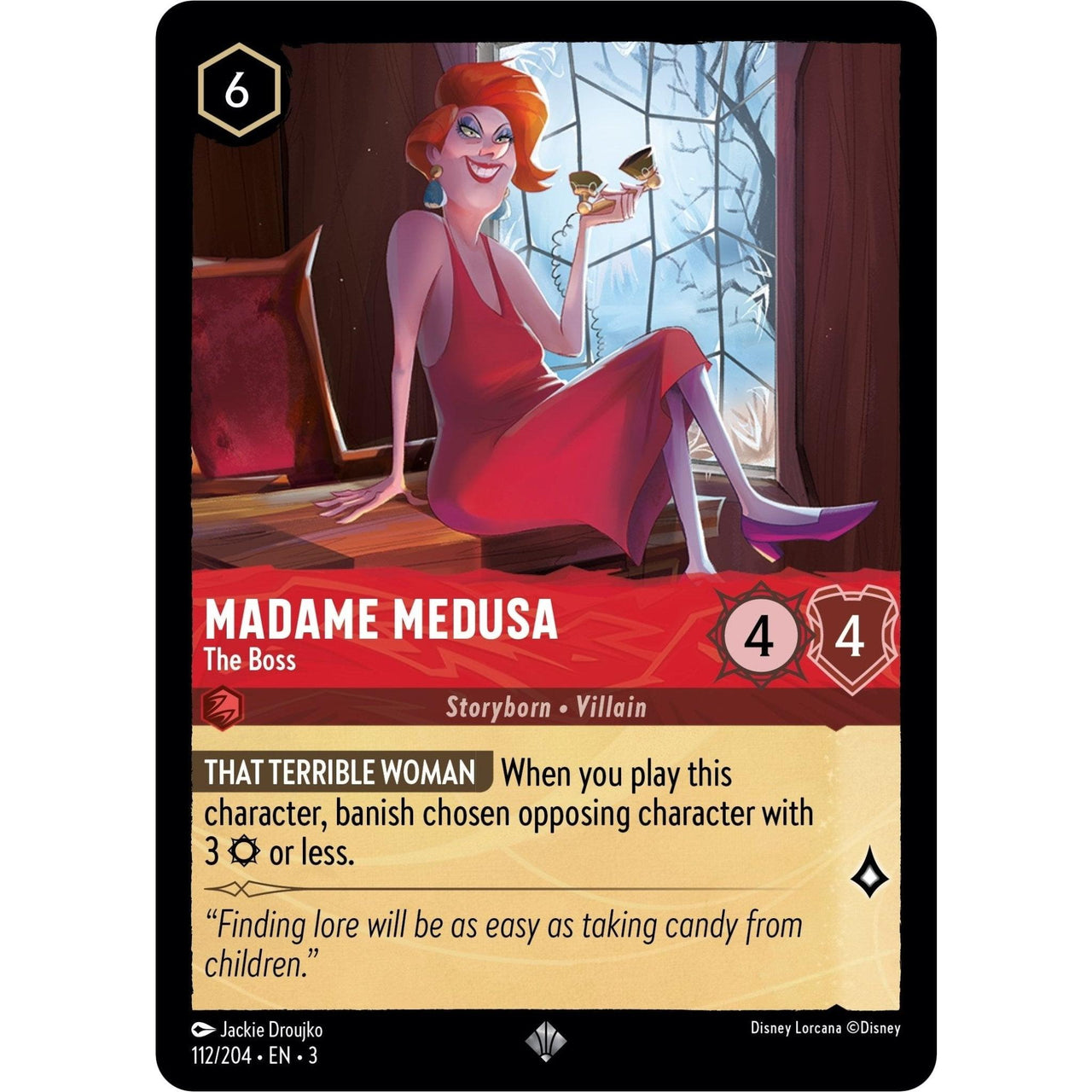 Ravensburger Madame Medusa - The Boss (112/204) (Into the Inklands) by LAB7 Malta, Europe