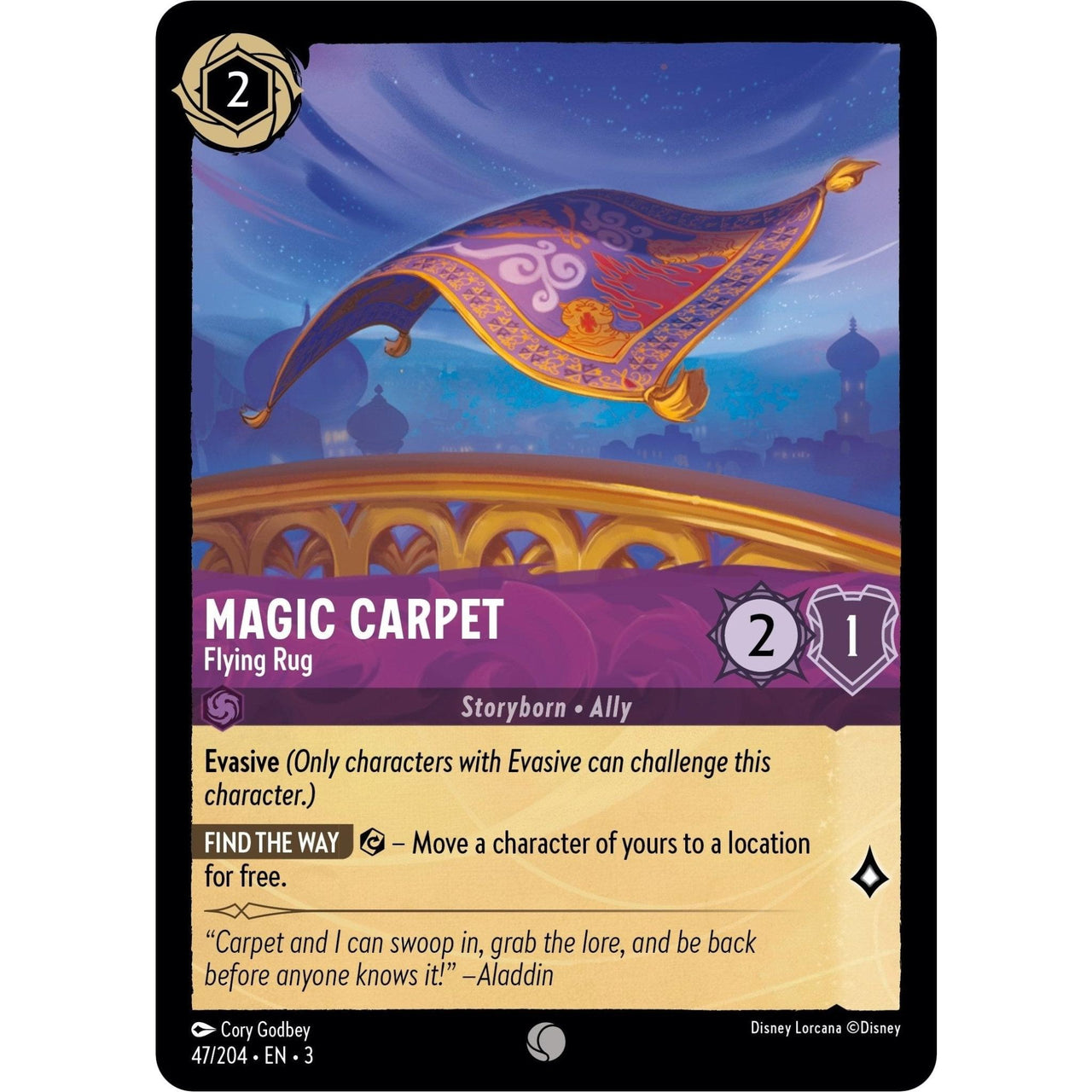 Ravensburger Magic Carpet - Flying Rug (47/204) (Into the Inklands) by LAB7 Malta, Europe