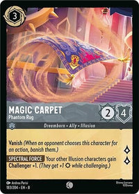Ravensburger Magic Carpet - Phantom Rug (183/204) (Reign of Jafar) by LAB7 Malta, Europe