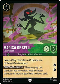 Ravensburger Magica De Spell - Shadow Form (66/204) (Reign of Jafar) by LAB7 Malta, Europe