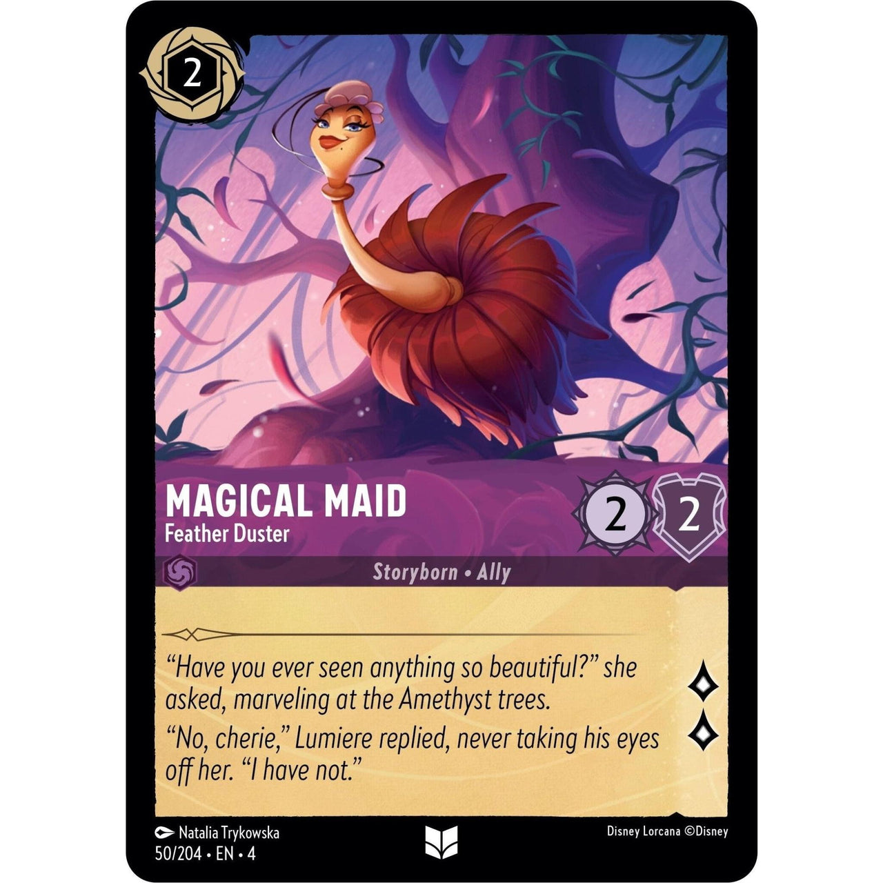 Ravensburger Magical Maid - Feather Duster (50/204) (Ursula's Return) by LAB7 Malta, Europe