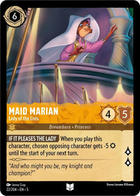 Ravensburger Maid Marian - Lady of the Lists (22/204) (Shimmering Skies) by LAB7 Malta, Europe