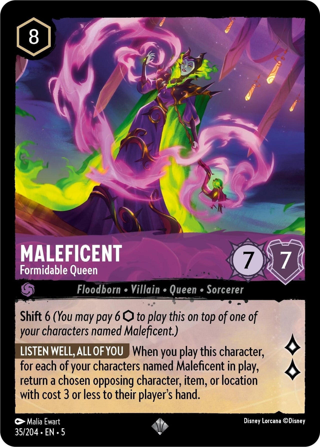Ravensburger Maleficent - Formidable Queen (35/204) (Shimmering Skies) by LAB7 Malta, Europe