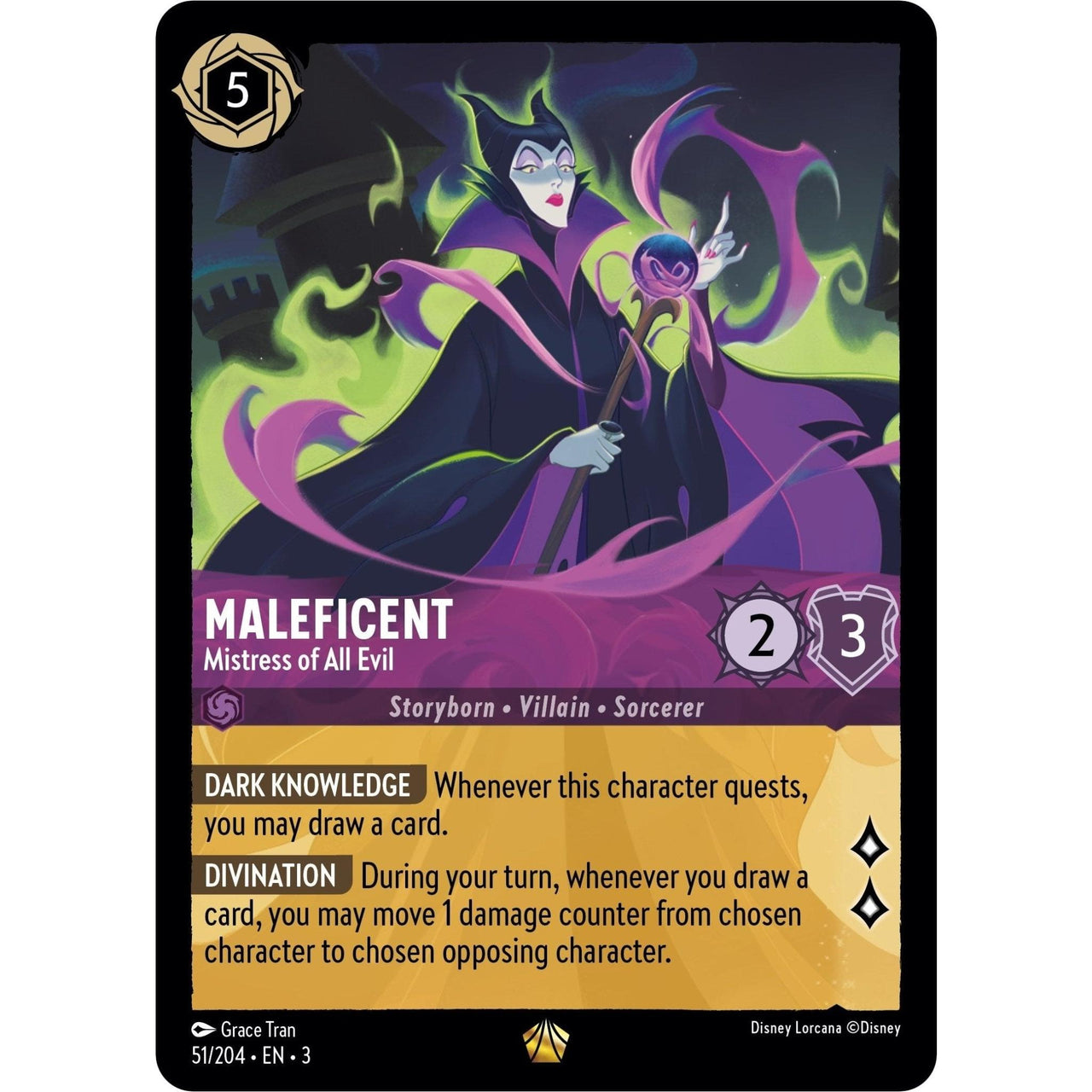 Ravensburger Maleficent - Mistress of All Evil (51/204) (Into the Inklands) by LAB7 Malta, Europe