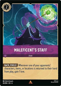 Ravensburger Maleficent's Staff (65/204) (Azurite Sea) by LAB7 Malta, Europe