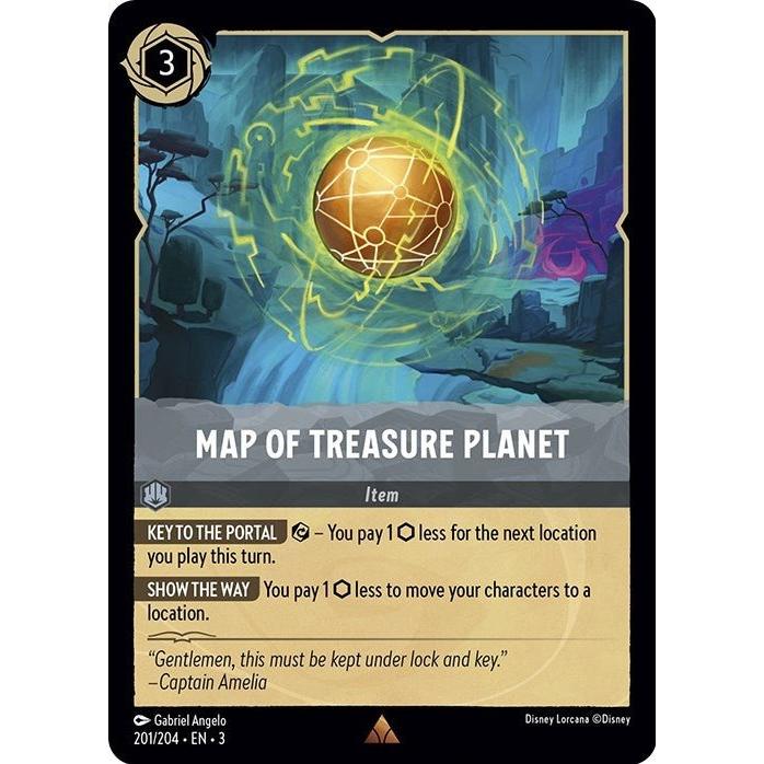 Ravensburger Map of Treasure Planet (201/204) (Into the Inklands) by LAB7 Malta, Europe