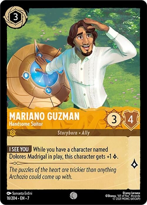 Ravensburger Mariano Guzman - Handsome Suitor (16/204) (Archazia's Island) by LAB7 Malta, Europe
