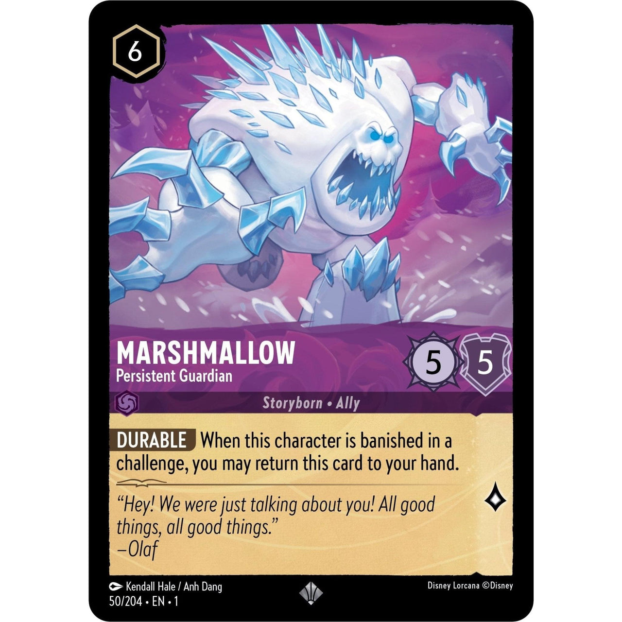 Ravensburger Marshmallow - Persistent Guardian (50/204) (The First Chapter) by LAB7 Malta, Europe