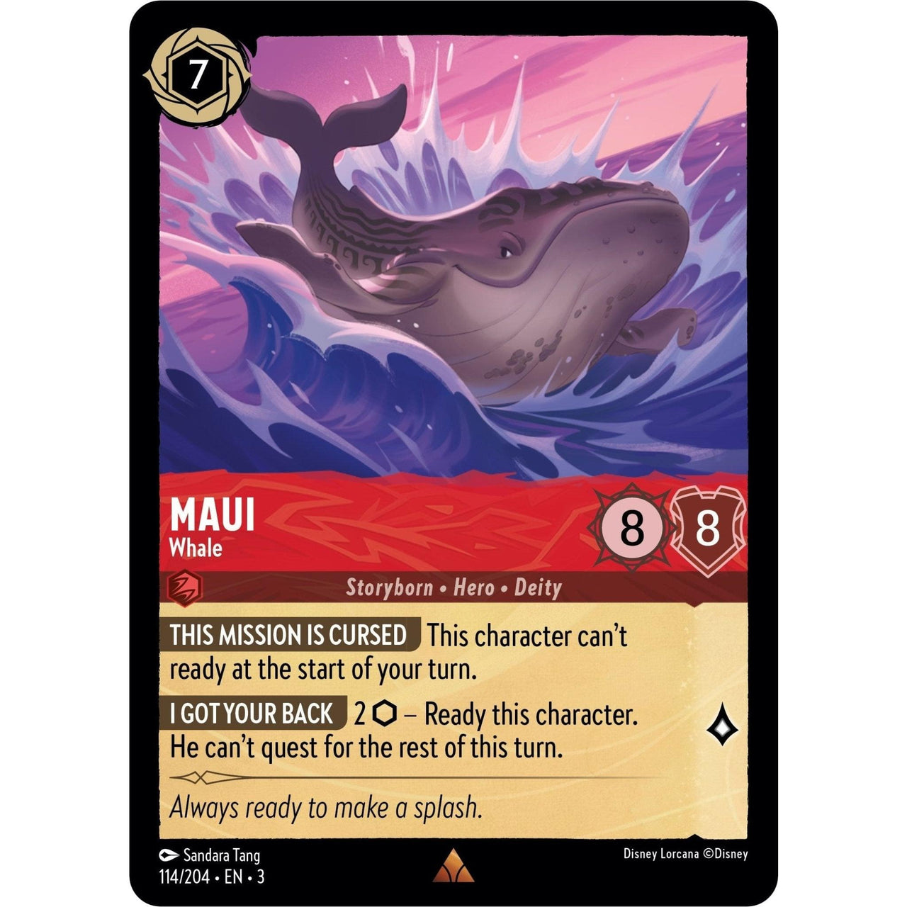 Ravensburger Maui - Whale (114/204) (Into the Inklands) by LAB7 Malta, Europe