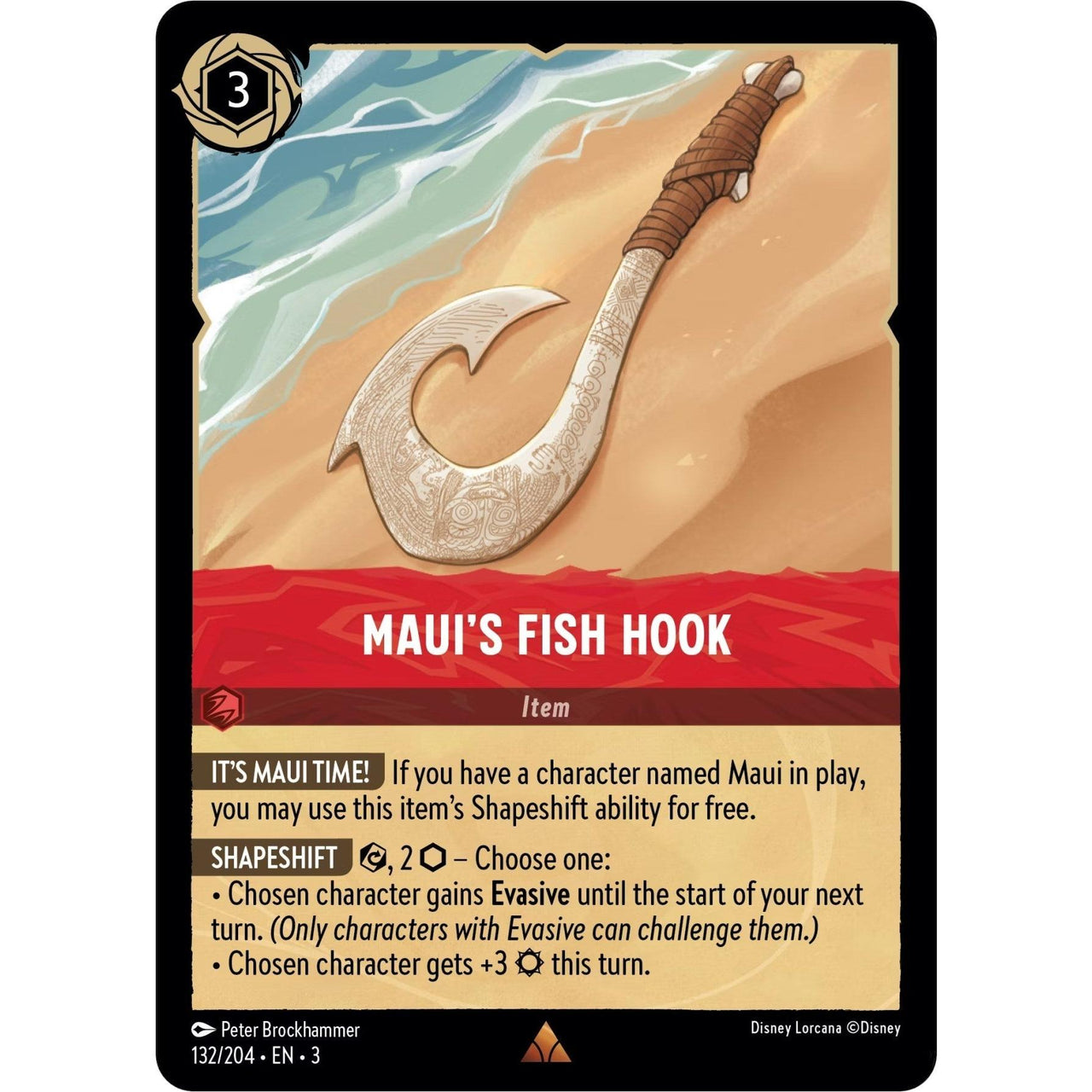Ravensburger Maui's Fish Hook (132/204) (Into the Inklands) by LAB7 Malta, Europe