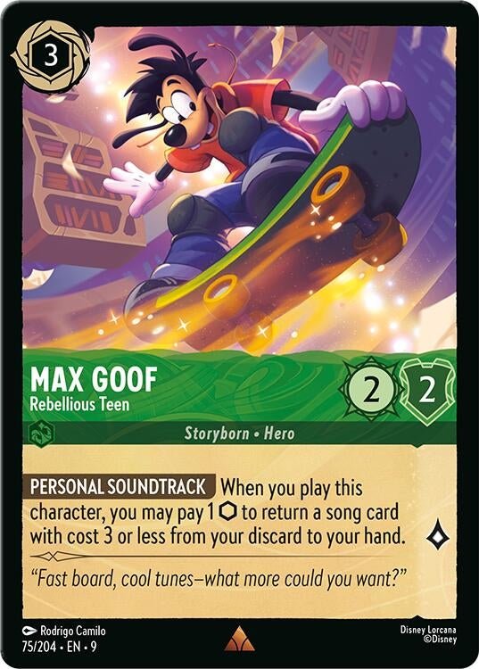 Ravensburger Max Goof - Rebellious Teen (75/204) (Fabled) by LAB7 Malta, Europe