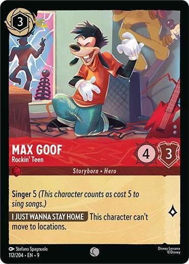 Ravensburger Max Goof - Rockin' Teen (112/204) (Fabled) by LAB7 Malta, Europe