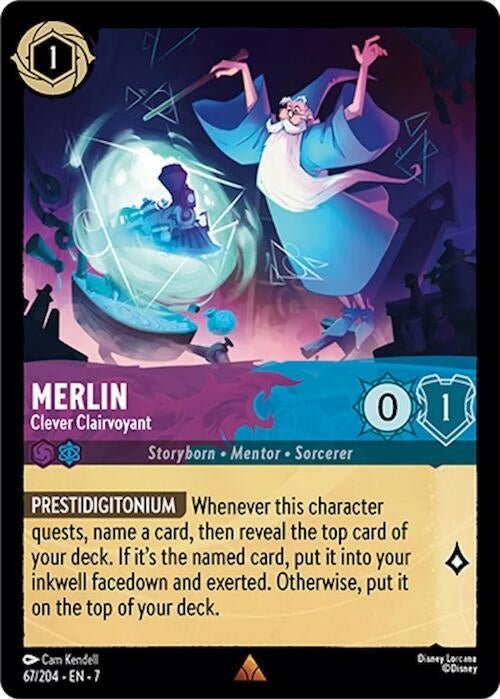 Ravensburger Merlin - Clever Clairvoyant (67/204) (Archazia's Island) by LAB7 Malta, Europe