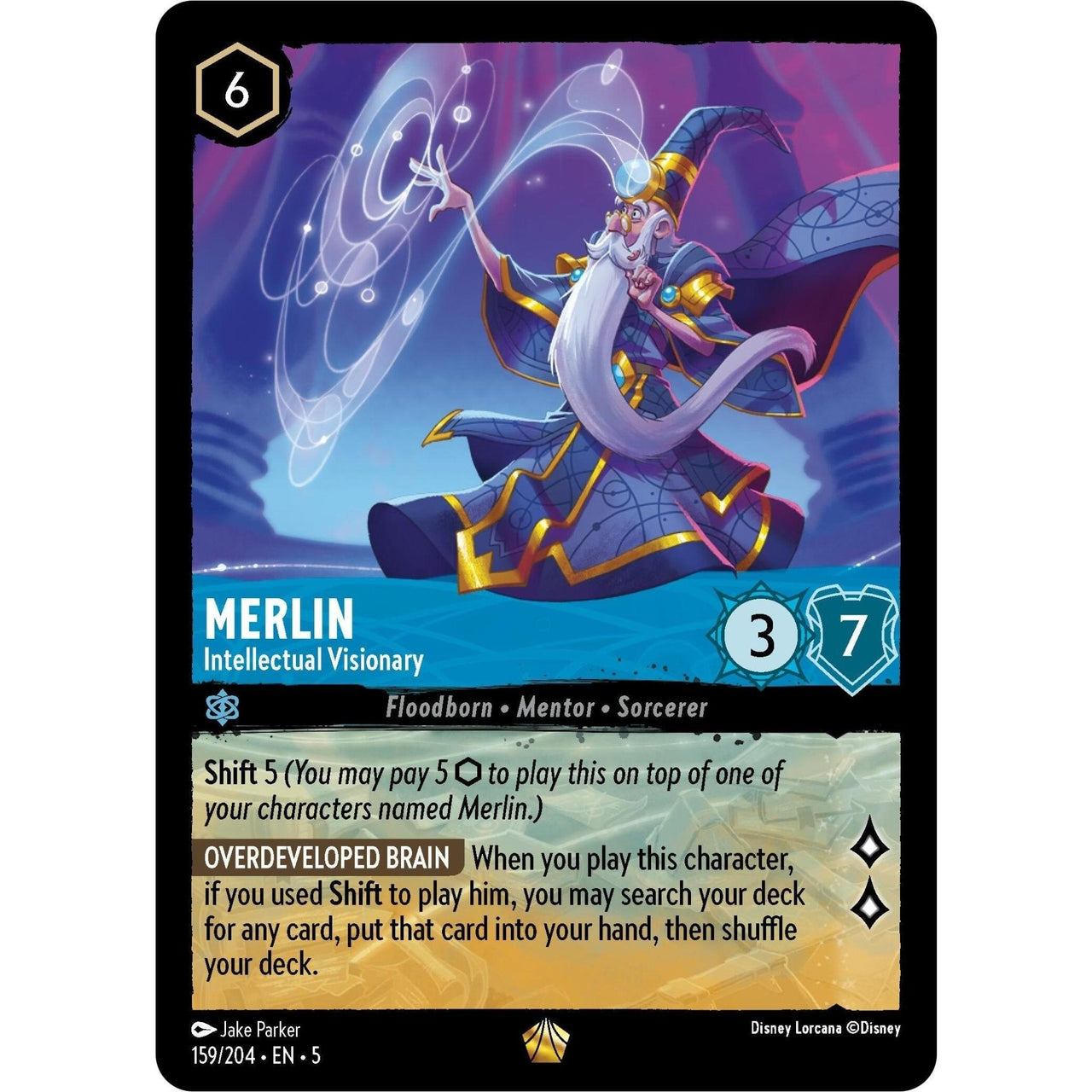 Ravensburger Merlin - Intellectual Visionary (159/204) (Shimmering Skies) by LAB7 Malta, Europe
