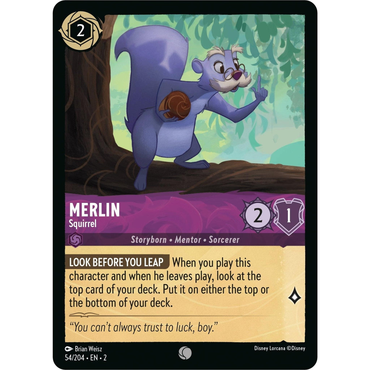 Ravensburger Merlin - Squirrel (54/204) (Rise of the Floodborn) by LAB7 Malta, Europe