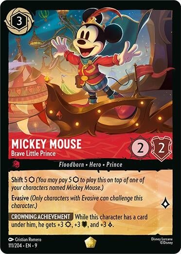 Ravensburger Mickey Mouse - Brave Little Prince (111/204) (Fabled) by LAB7 Malta, Europe