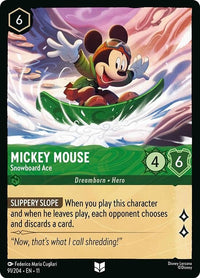 Disney Lorcana Mickey Mouse - Snowboard Ace (91/204) by LAB7 Malta, Europe