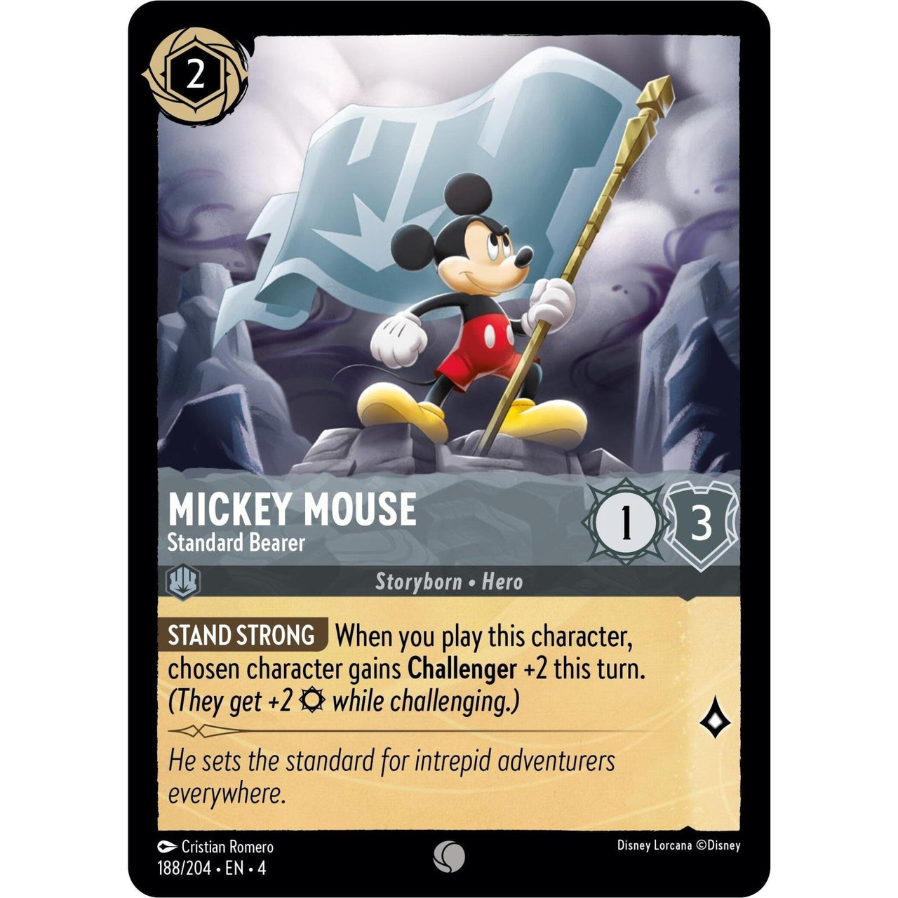 Ravensburger Mickey Mouse - Standard Bearer (188/204) (Ursula's Return) by LAB7 Malta, Europe