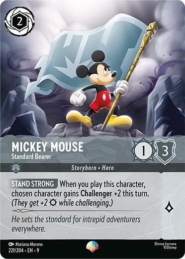 Ravensburger Mickey Mouse - Standard Bearer (Epic) (221/204) (Fabled) by LAB7 Malta, Europe
