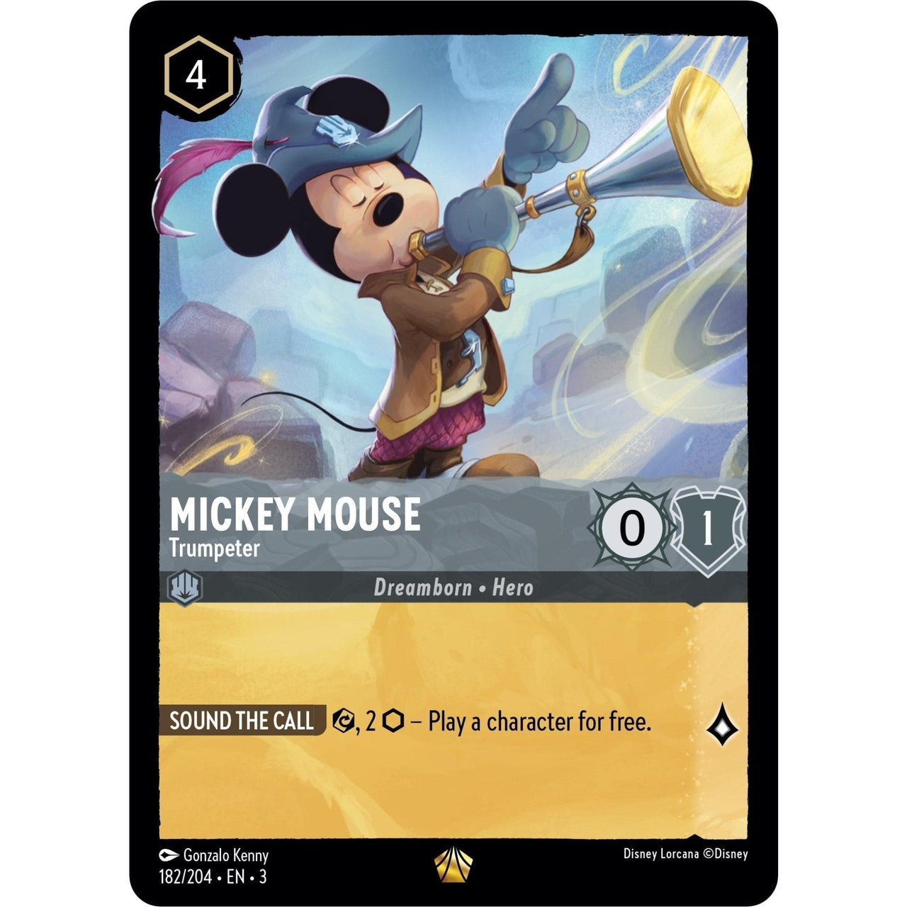 Ravensburger Mickey Mouse - Trumpeter (182/204) (Into the Inklands) by LAB7 Malta, Europe