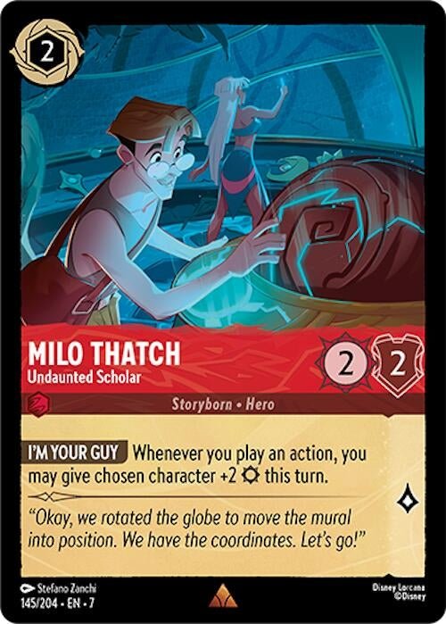 Ravensburger Milo Thatch - Undaunted Scholar (145/204) (Archazia's Island) by LAB7 Malta, Europe