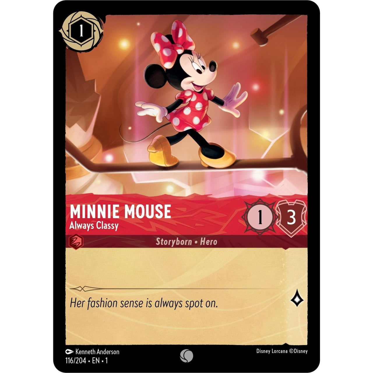 Ravensburger Minnie Mouse - Always Classy (116/204) (The First Chapter) by LAB7 Malta, Europe