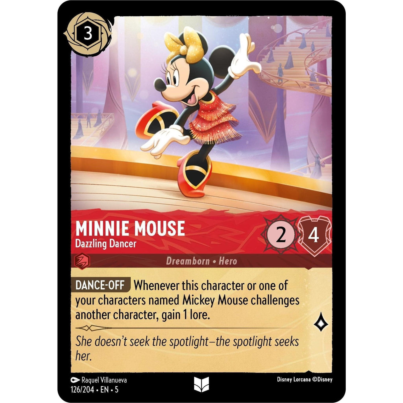 Ravensburger Minnie Mouse - Dazzling Dancer (126/204) (Shimmering Skies) by LAB7 Malta, Europe