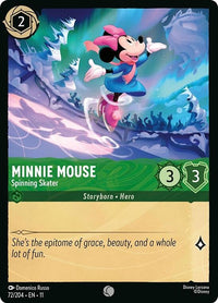 Disney Lorcana Minnie Mouse - Spinning Skater (72/204) by LAB7 Malta, Europe
