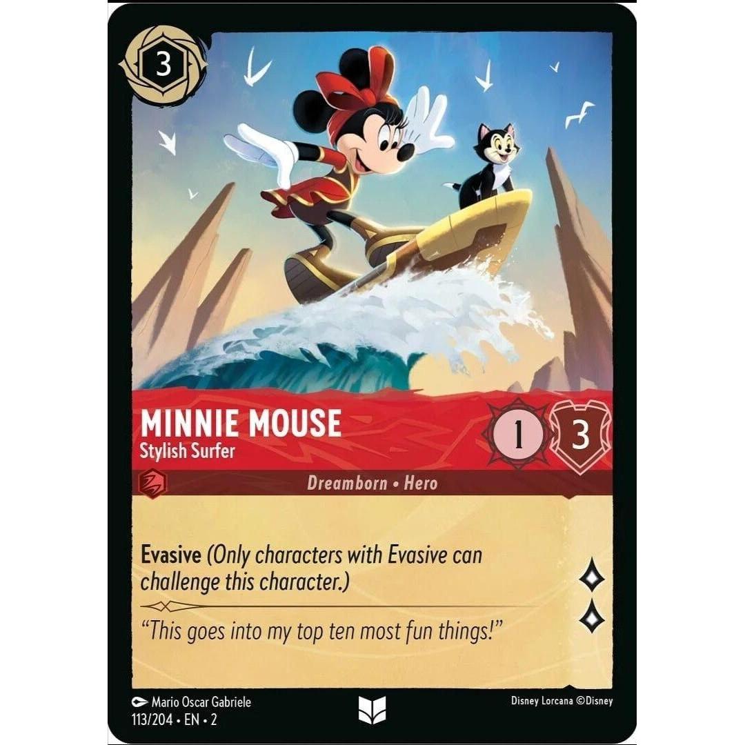 Ravensburger Minnie Mouse - Stylish Surfer (113/204) (Rise of the Floodborn) by LAB7 Malta, Europe
