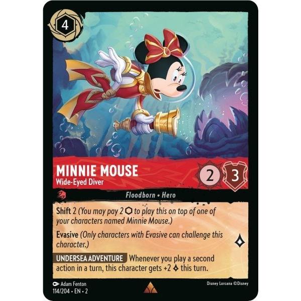 Ravensburger Minnie Mouse - Wide - Eyed Diver (114/204) (Rise of the Floodborn) by LAB7 Malta, Europe