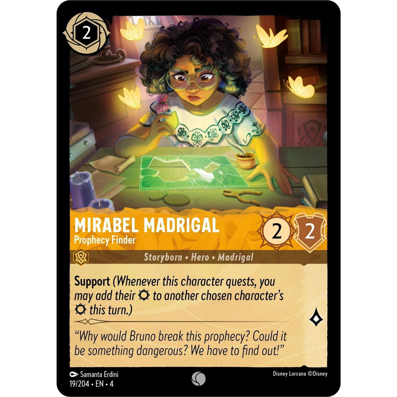 Ravensburger Mirabel Madrigal - Prophecy Finder (19/204) (Ursula's Return) by LAB7 Malta, Europe