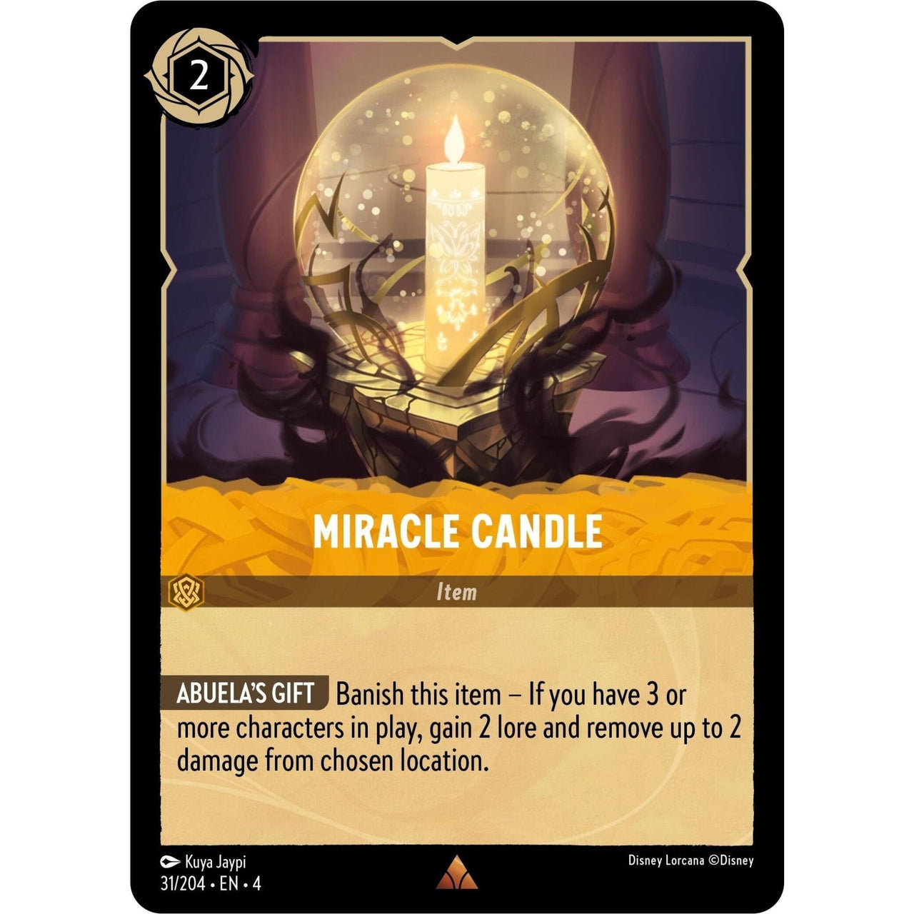 Ravensburger Miracle Candle (31/204) (Ursula's Return) by LAB7 Malta, Europe
