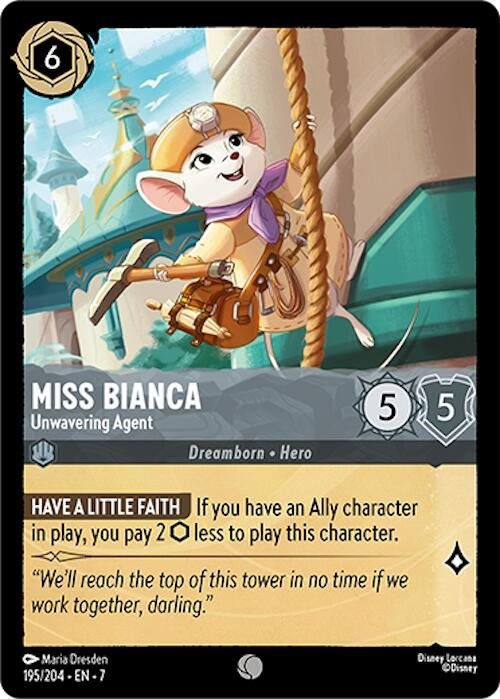 Ravensburger Miss Bianca - Unwavering Agent (195/204) (Archazia's Island) by LAB7 Malta, Europe