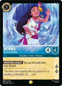 Disney Lorcana Moana - Curious Explorer (155/204) by LAB7 Malta, Europe
