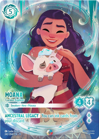 Disney Lorcana Moana - Curious Explorer (Iconic) (242/204) by LAB7 Malta, Europe