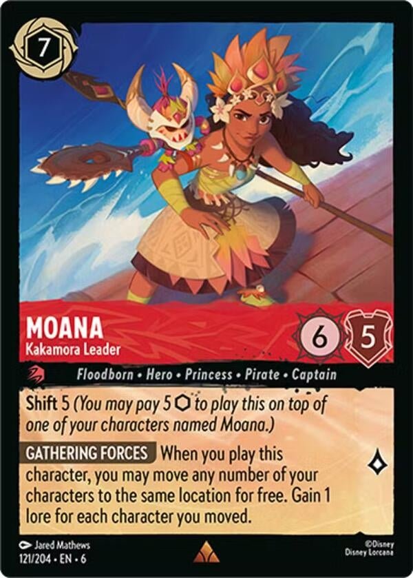 Ravensburger Moana - Kakamora Leader (121/204) (Azurite Sea) by LAB7 Malta, Europe