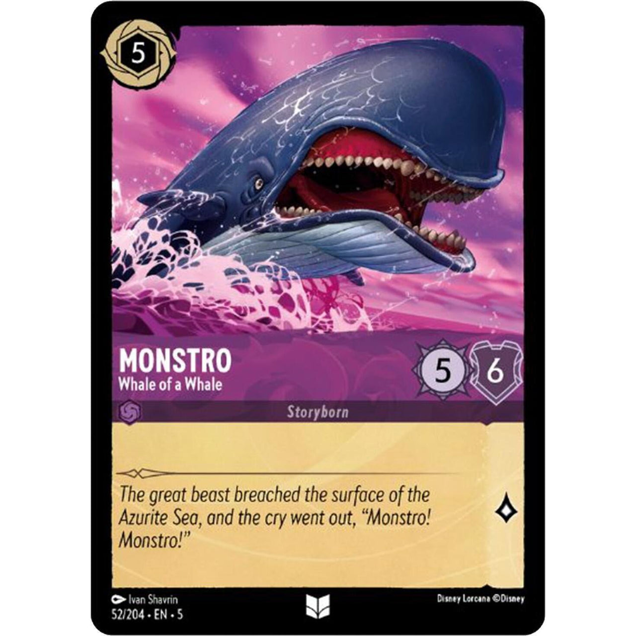 Ravensburger Monstro - Whale of a Whale (52/204) (Shimmering Skies) by LAB7 Malta, Europe